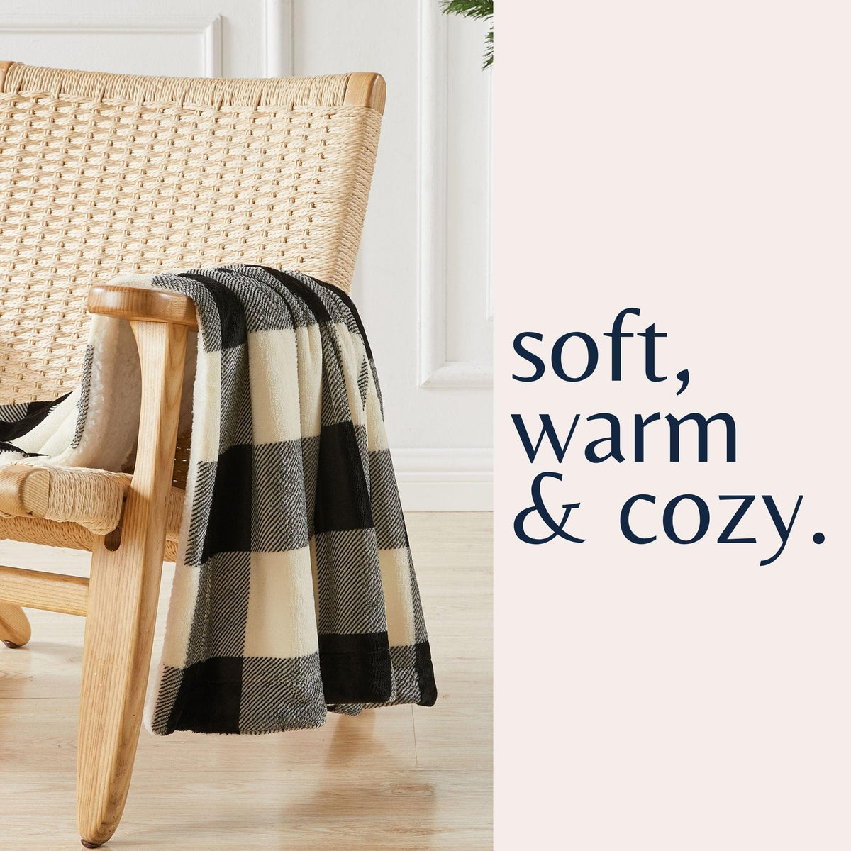 Velvet Plush Sherpa Luxury Bed Blanket - Kinsley Collection